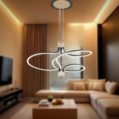 EASD-229 3’lü Siyah LED Avize