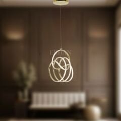 EAAD-157 Tekli Gold LED Avize