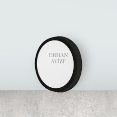 EACT-5235 Sıva Üstü LED 18W Panel Siyah Kasa Beyaz Işık