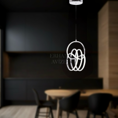 EAAD-157 Tekli Krom LED Avize