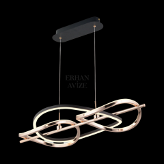 EASD-239 2’li Siyah LED Avize