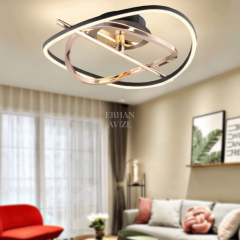 EASD-239 Siyah Plafonyer LED Avize