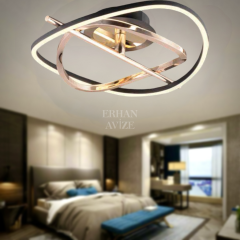 EASD-239 Siyah Plafonyer LED Avize