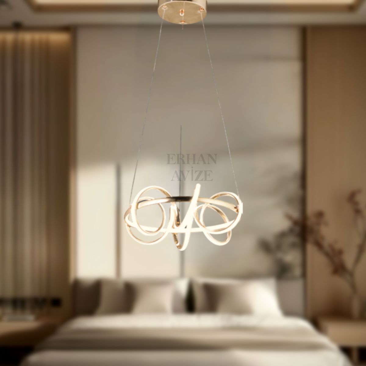 EAAD-152 35’lik Gold LED Avize