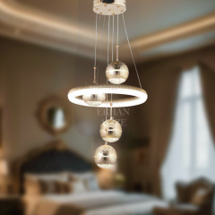 EASD-217 4’lü Sarkıt Gold LED Avize