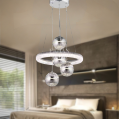 EASD-217 4’lü Sarkıt Krom LED Avize