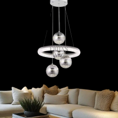 EASD-217 4’lü Sarkıt Krom LED Avize