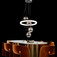 EASD-217 Toplu Platin LED Avize