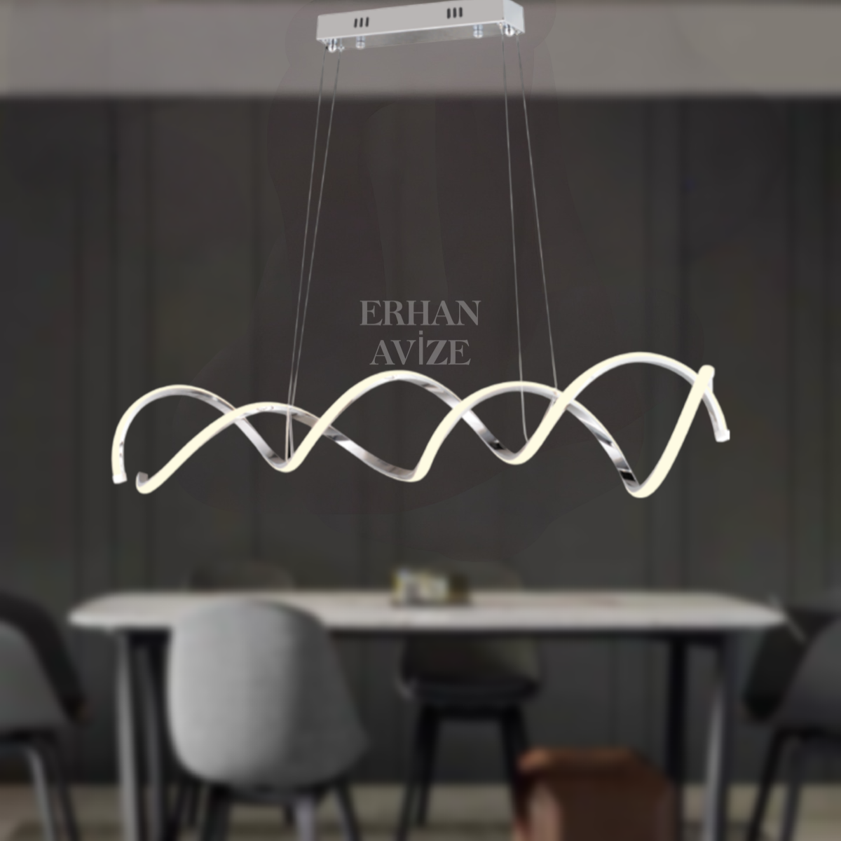 EAAD-172 YM Krom LED Avize