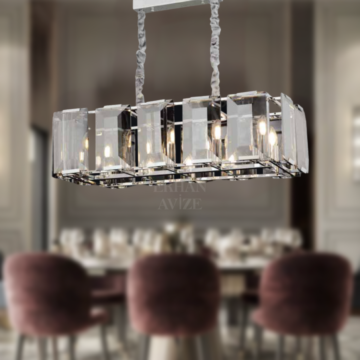 EAMT-09 YM Kristal Krom Avize