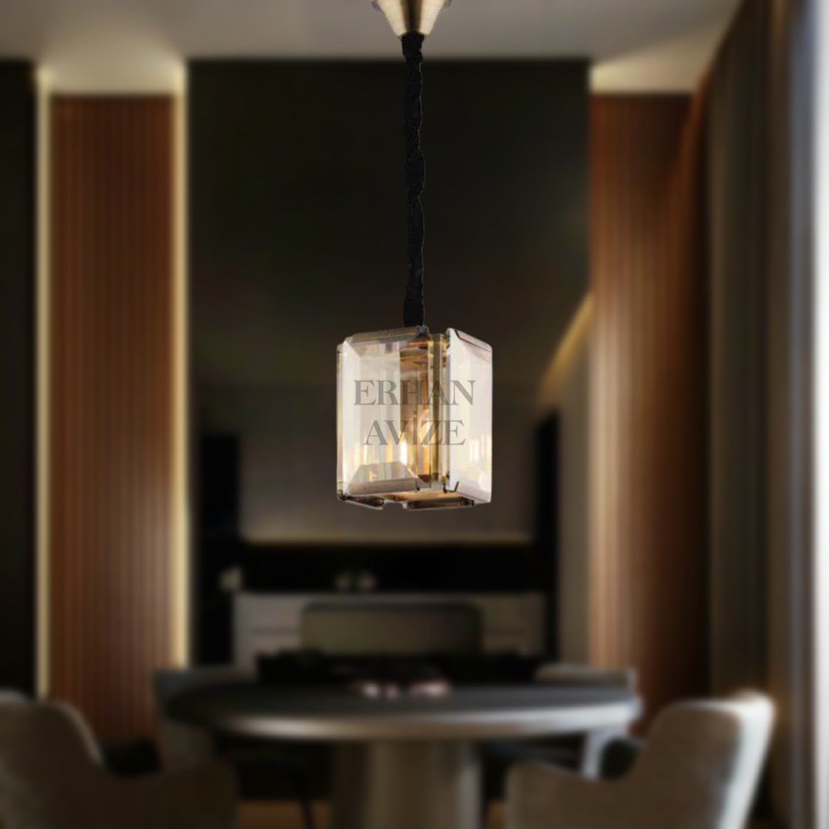 EADM-36 Tekli Kristal Eskitme Avize