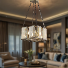 EADM-36 Kare Kristal Eskitme Avize