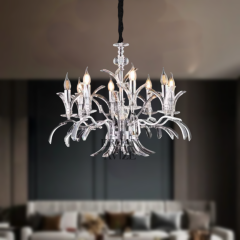 EAMS-126 8’li Kristal Krom Avize