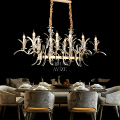 EAMS-126 YM 8’li Kristal Gold Avize