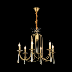 EAKONTES 6’lı Kristal Eskitme Avize