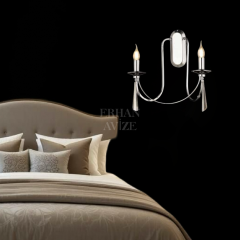 EAKONTES 2 Kollu Kristal Krom Aplik