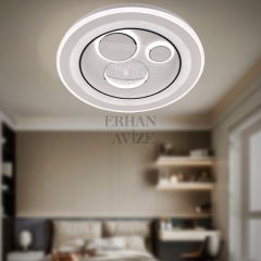 EASD-158 Plafonyer Camlı LED Avize
