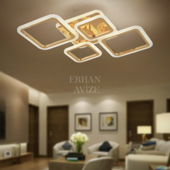 EASD-198 Gold Plafonyer LED Avize