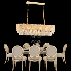 EADM-30 Kristal 100’lük Gold Avize