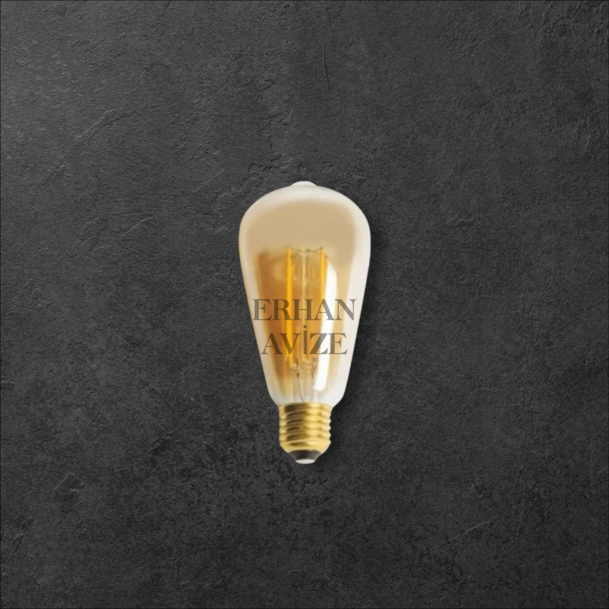 EACT-4350 4W Rustik LED Ampul Amber