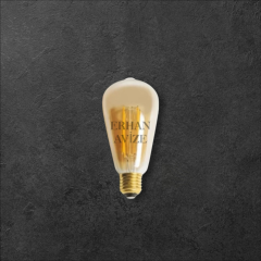 EACT-4313 6W Rustik LED Ampul Amber