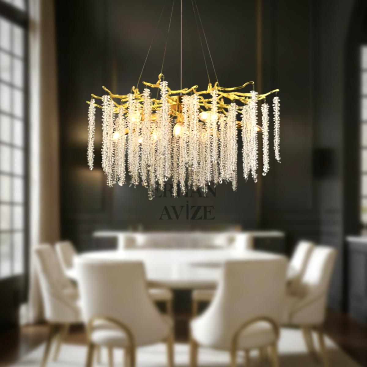 EADM-23 Kristal 80’lik Gold Avize