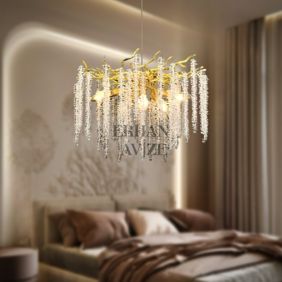 EADM-23 Kristal 60’lık Gold Avize