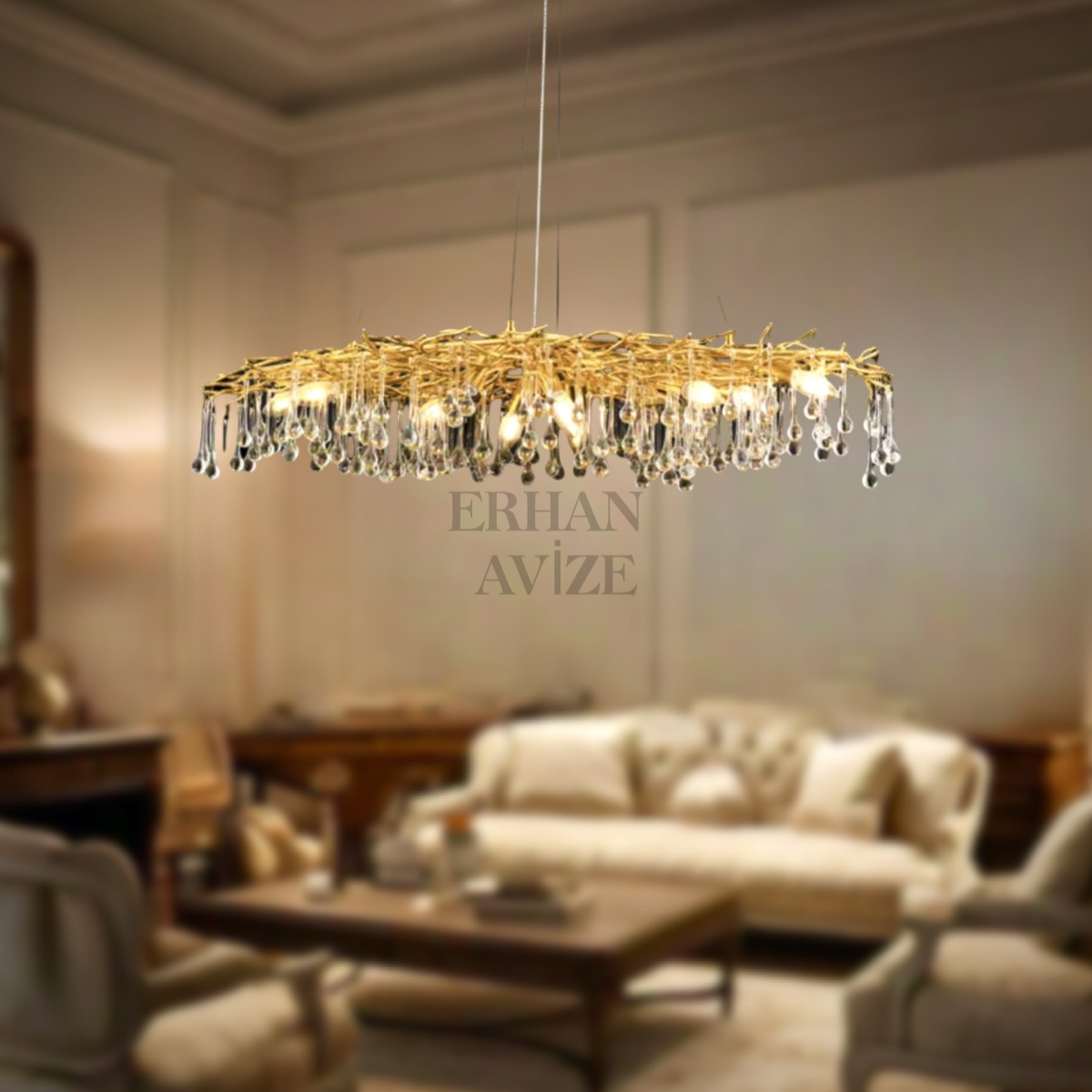 EADM-19 Kristal YM Gold Avize