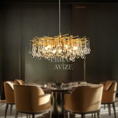 EADM-19 Kristal 60’lık Gold Avize