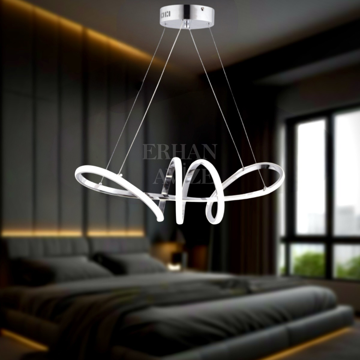 AESD-184 Krom Papyon LED Avize