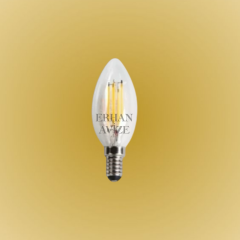 EACT-4066 4W LED Şeffaf Rustik Ampul Gün Işığı