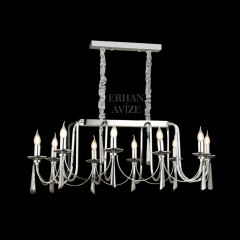 EAKONTES YM 10’lu Kristal Krom Avize