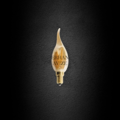 EACT-4281 4W Flament LED Ampul Amber