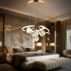 EAAD-20 85 Taşlı Gold LED Avize