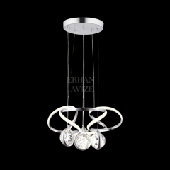 EAAD-20 85 Taşlı Krom LED Avize