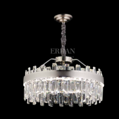 EASD-153 Kristal Yuvarlak Krom LED Avize