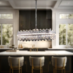 EASD-153 Kristal YM Krom LED Avize