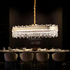 EASD-153 Kristal YM Gold LED Avize