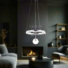 EASD-163 Kristal Krom LED Avize