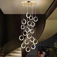 EASD-227 Sarkıt 18’li Gold LED Avize