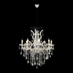 MARİATHERESA 8’li Kristal Şeffaf Avize