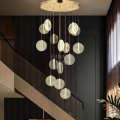 EAAD-89 15’li Sarkıt Gold LED Avize