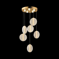 EAAD-89 6’lı Sarkıt Gold LED Avize