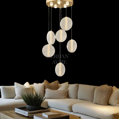 EAAD-89 6’lı Sarkıt Gold LED Avize