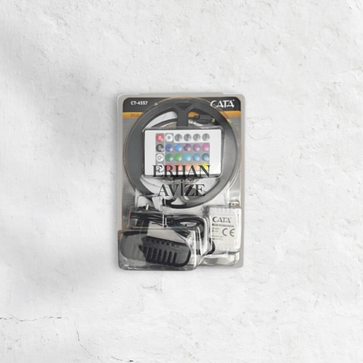 EACT-4557 RGB Şerit Led Set 220v 96 Renk + Trafo + Kumanda