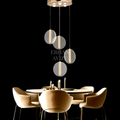 EAAD-89 4’lü Sarkıt Gold LED Avize