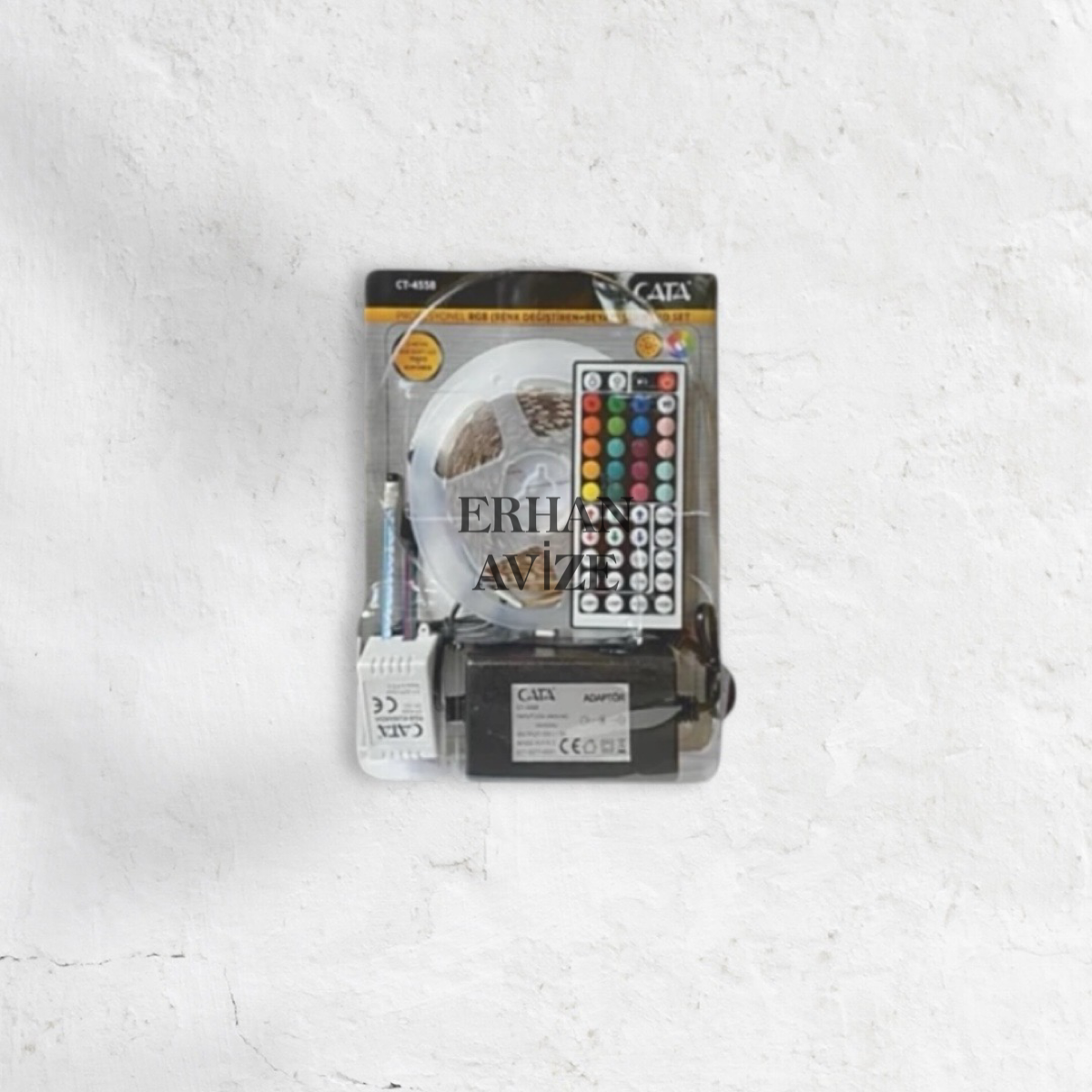 EACT-4558 RGB Şerit Led Seti 220v 352 Renk + Trafo + Kumanda