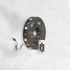 EACT-4566 RGB Şerit Led Seti ( USB )