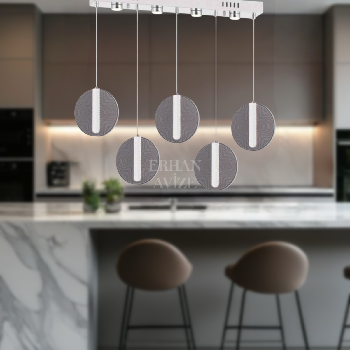 EAAD-89 YM 5’li Sarkıt Sıralı LED Avize