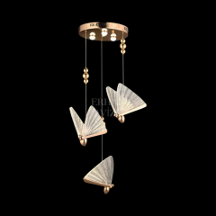 EAAD-82 3’lü Sarkıt Gold LED Avize